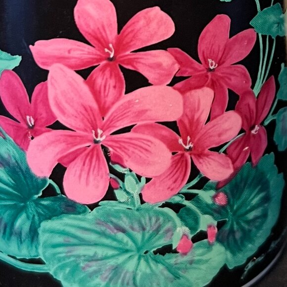 Pair of Vintage FIB Flowers Inc. Balloons Floral Mugs w/ Artwork by Jane Bowen - Picture 10 of 14